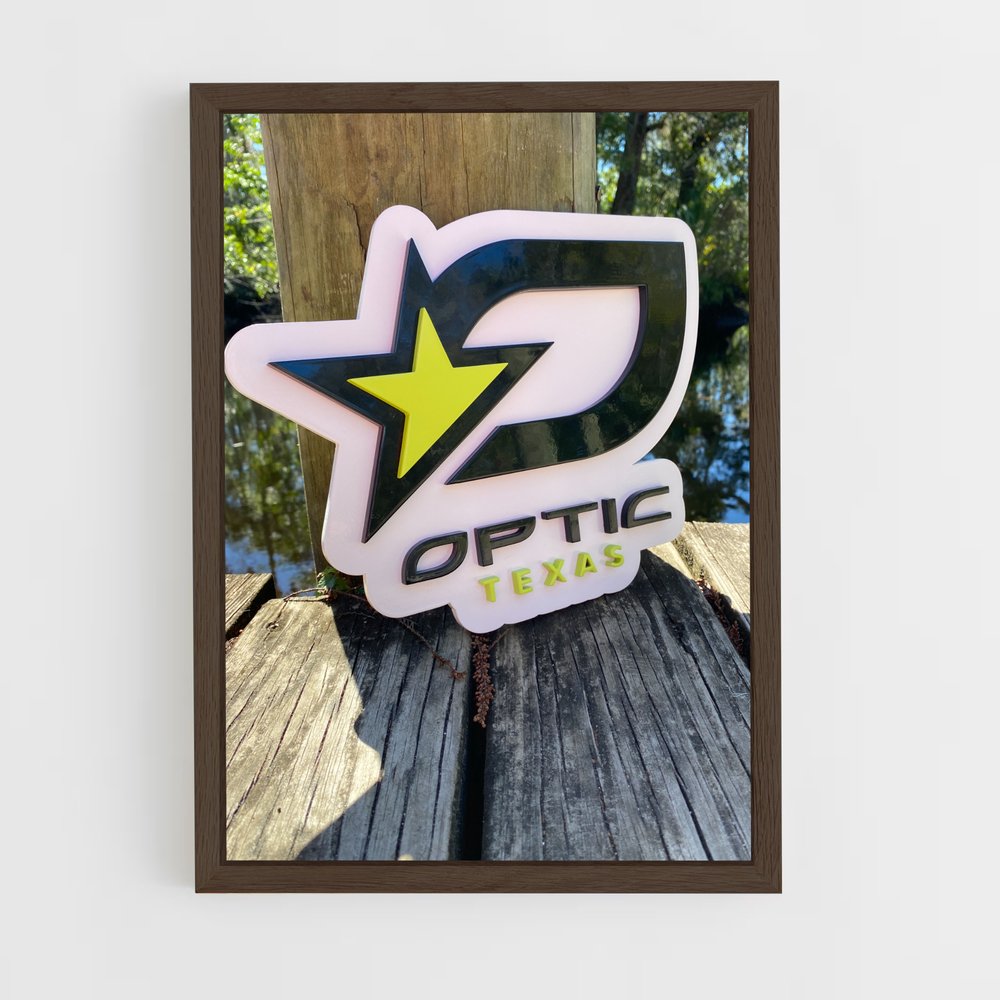 Poster Étoile du Texas – affiche Esports (vue 5)
